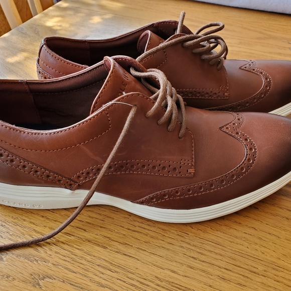 cole haan original grand wingtip leather derby